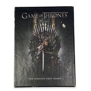 HBO Game of Thrones Complete First Season DVD 5 Disc Set Westeros Map‎ Included